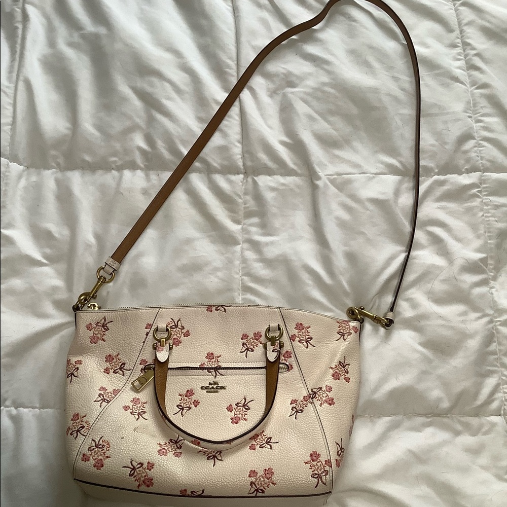 Flowery Coach Purse